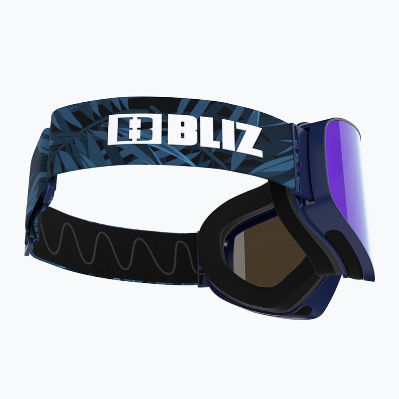 Скиорски очила Bliz Flow matte blue/brown blue ski goggles 5