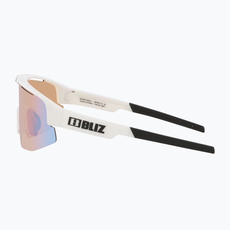 Слънчеви очила Bliz Matrix Small Nano Optics Nordic Light мат бяло/коралово/оранжево синьо 5