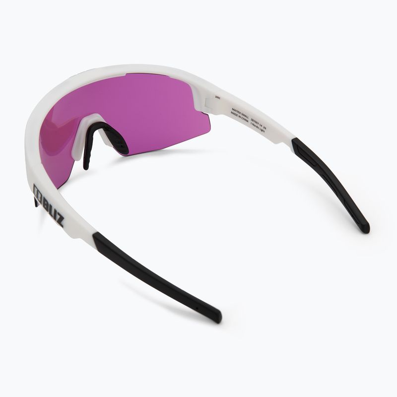 Слънчеви очила Bliz Matrix Small Nano Optics Nordic Light matt white/begonia/violet blue 2