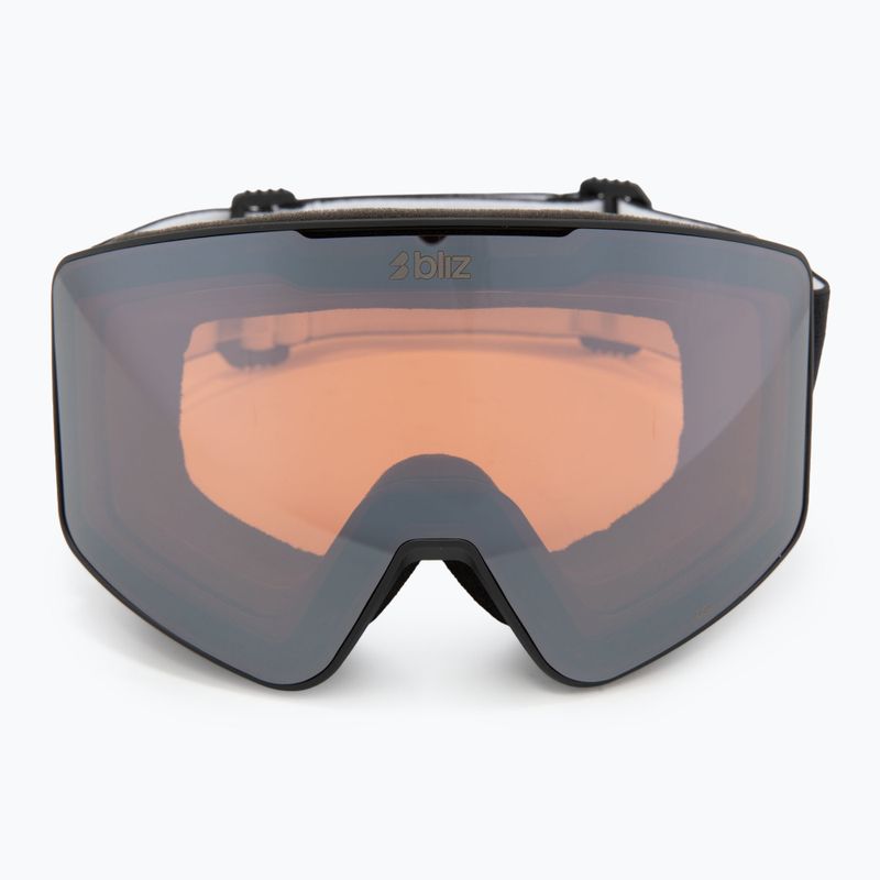 Скиорски очила Bliz G001 matte black/orange/silver mirror 2