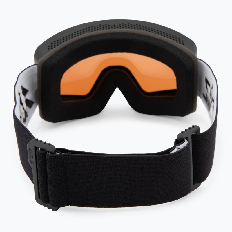 Скиорски очила Bliz G001 matte black/orange/silver mirror 3