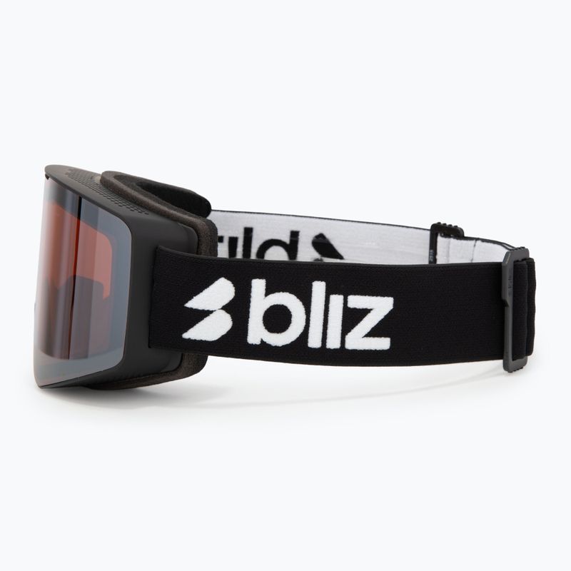 Скиорски очила Bliz G001 matte black/orange/silver mirror 4