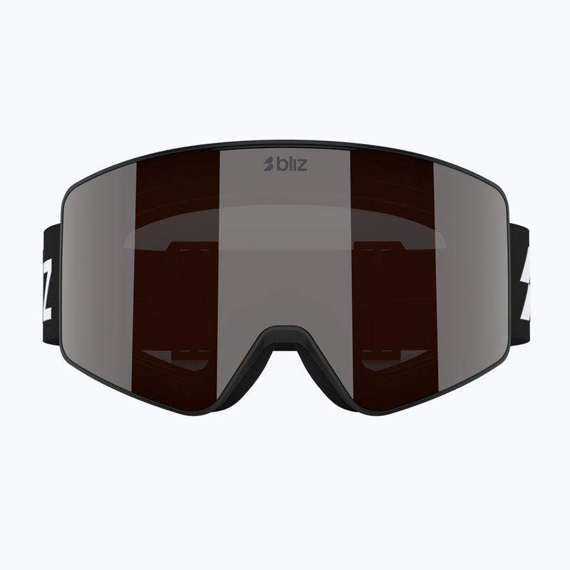 Скиорски очила Bliz G001 matte black/orange/silver mirror 6