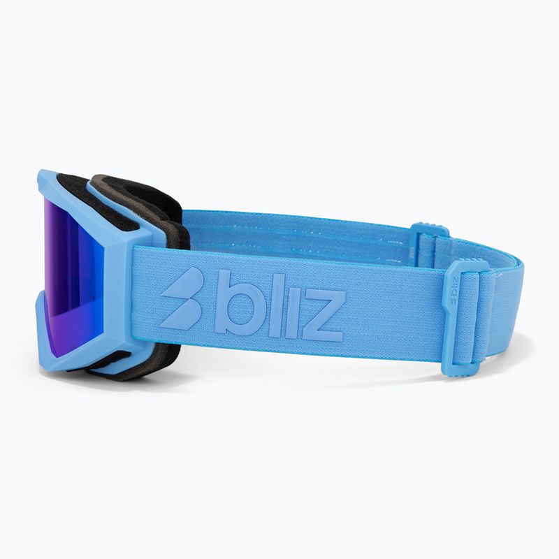 Детски скиорски очила Bliz Liner Jr matte blue/brown/blue multi 4