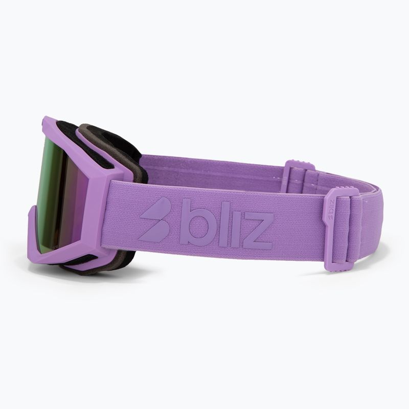 Детски скиорски очила Bliz Liner Jr matte purple/brown/purple multi 4