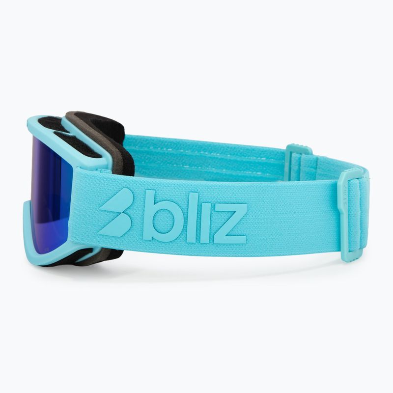 Детски скиорски очила Bliz Pixie Jr matte turquoise/brown/green multi 4