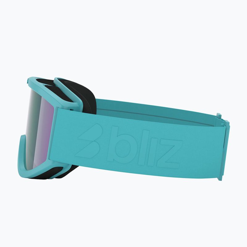 Детски скиорски очила Bliz Pixie Jr matte turquoise/brown/green multi 4