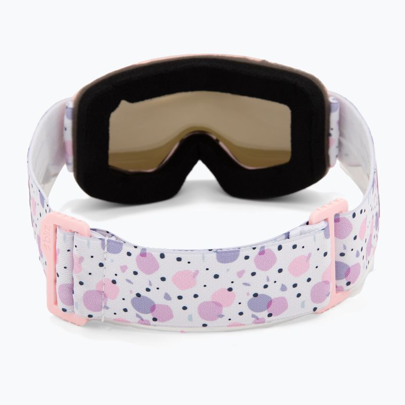 Детски скиорски очила Bliz Pixie Jr matte pink/brown/pink multi 3