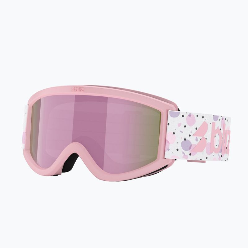 Детски скиорски очила Bliz Pixie Jr matte pink/brown/pink multi 5