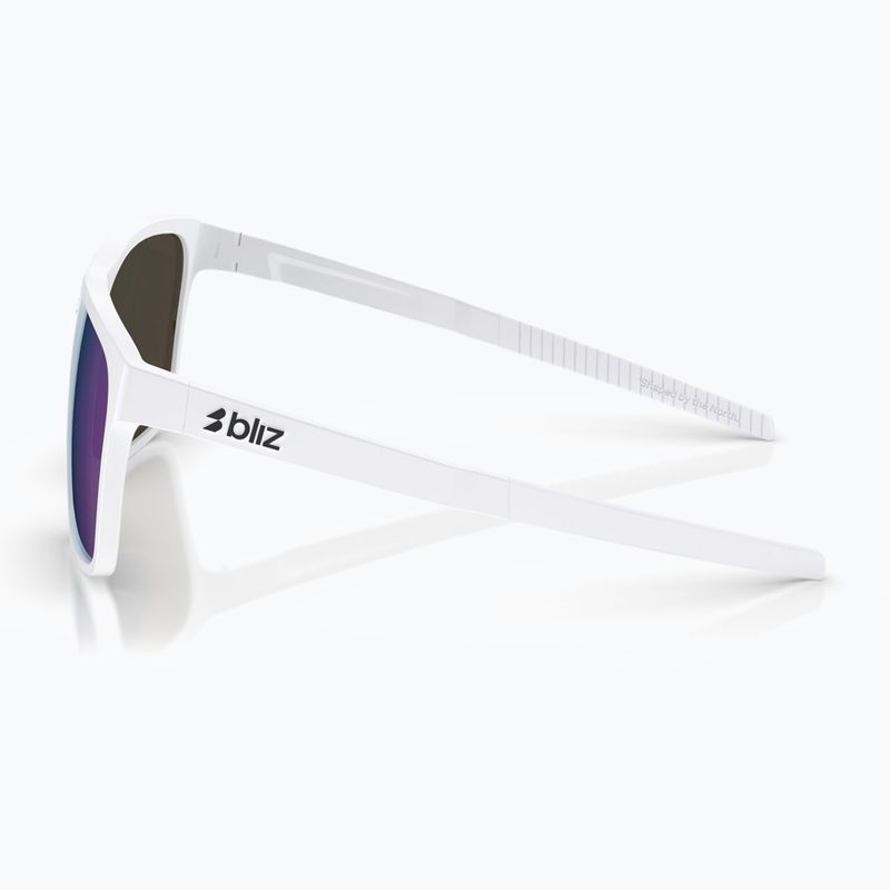 Слънчеви очила Bliz A001 matte white/grey blue multi 5