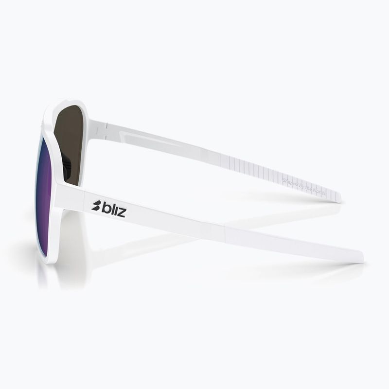 Слънчеви очила Bliz A002 matte white/grey blue multi 5