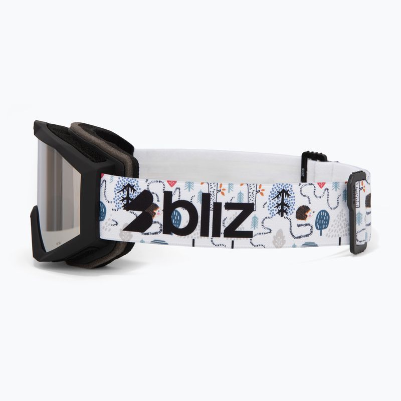 Детски скиорски очила Bliz Liner Jr matte black/brown/silver mirror 4