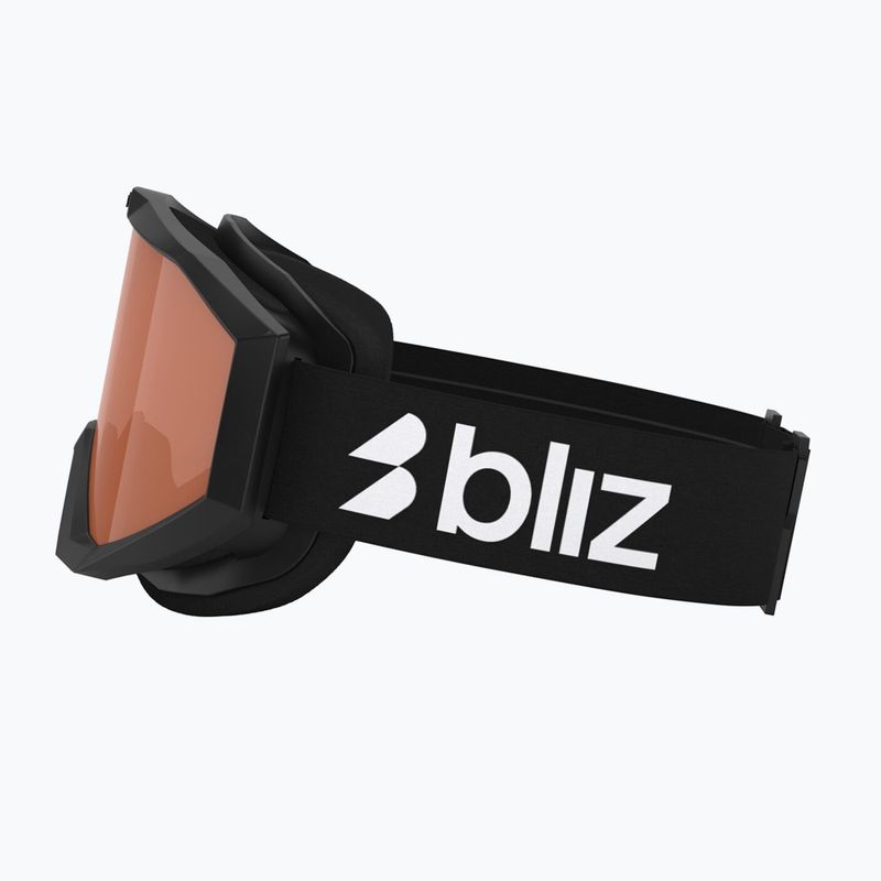 Детски скиорски очила Bliz Liner Jr matte black/orange 8