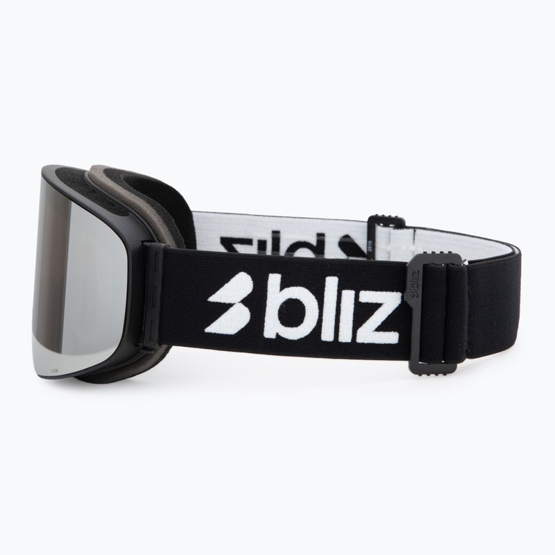 Скиорски очила Bliz Flow matte black/smoke/silver mirror 4