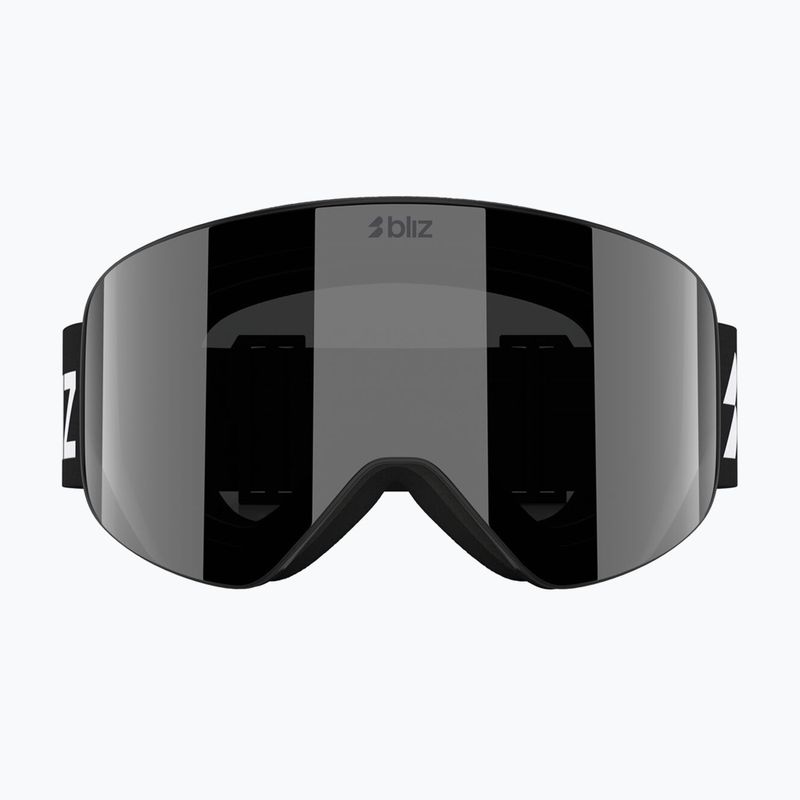 Скиорски очила Bliz Flow matte black/smoke/silver mirror 7
