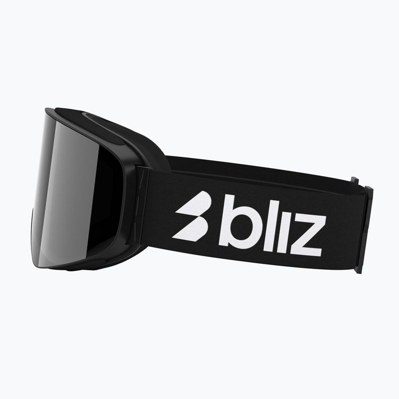 Скиорски очила Bliz Flow matte black/smoke/silver mirror 9