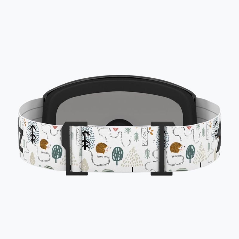 Детска скиорска маска Bliz Pixie Jr matte black/brown 3