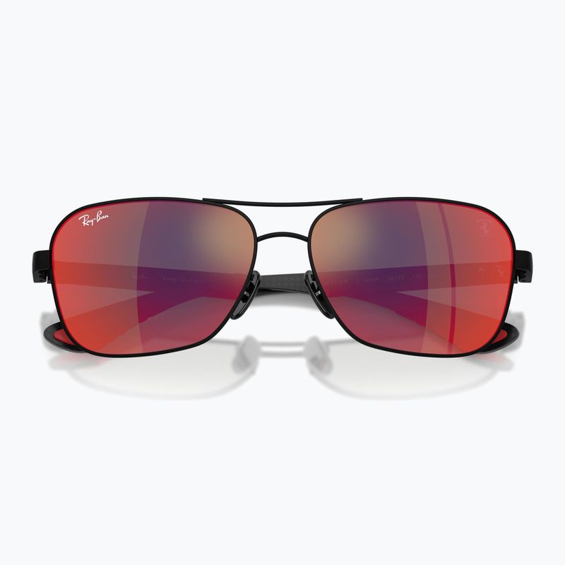 Слънчеви очила Ray-Ban Rb8336M Scuderia matt black/dark grey mirror blue/red 3