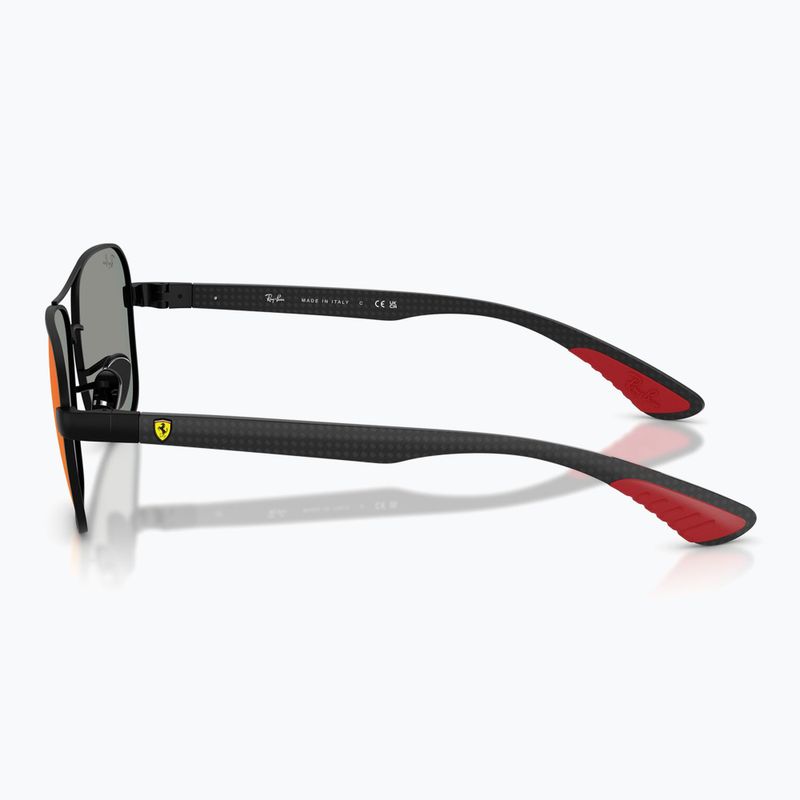Слънчеви очила Ray-Ban Rb8336M Scuderia matt black/dark grey mirror blue/red 6