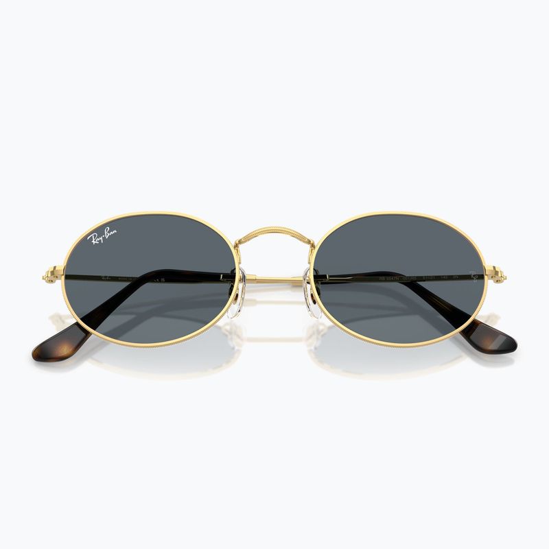 Слънчеви очила Ray-Ban Oval arista gold/blue 3
