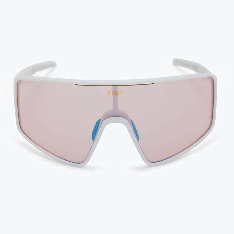 Bliz P001 Nano Optics Nordic Light матово бяло/коралово/оранжево синьо мулти слънчеви очила 3