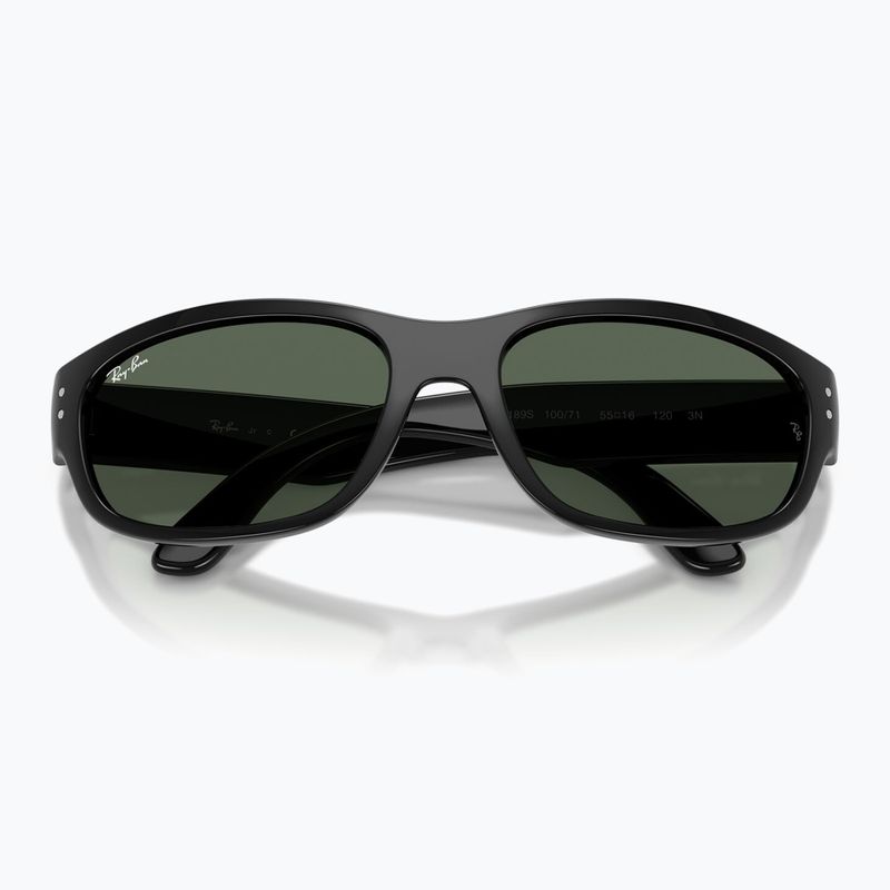 Детски слънчеви очила Ray-Ban Balorama Bio Based black/dark green 3