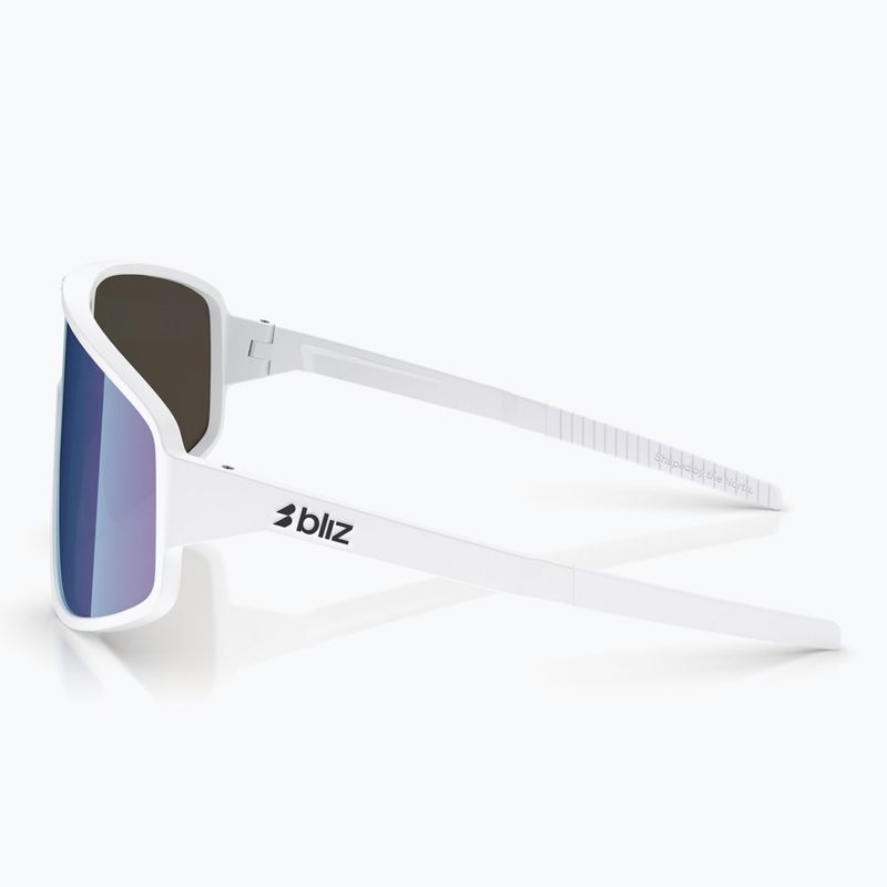 Слънчеви очила Bliz A004 matte white/grey blue mirror 4