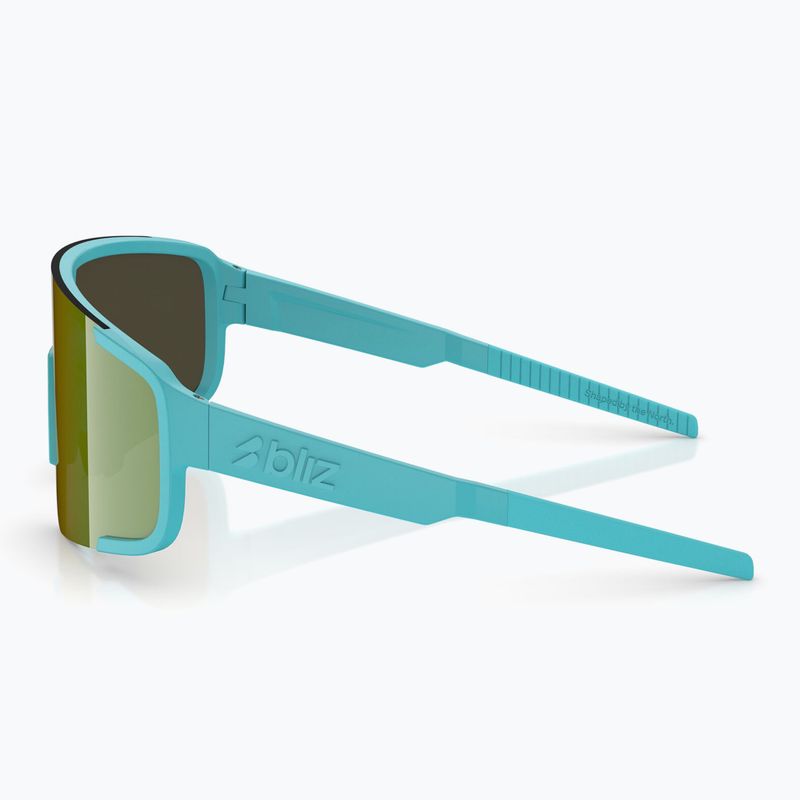 Слънчеви очила Bliz P003 Small matte turquoise/green/blue/green revo 4
