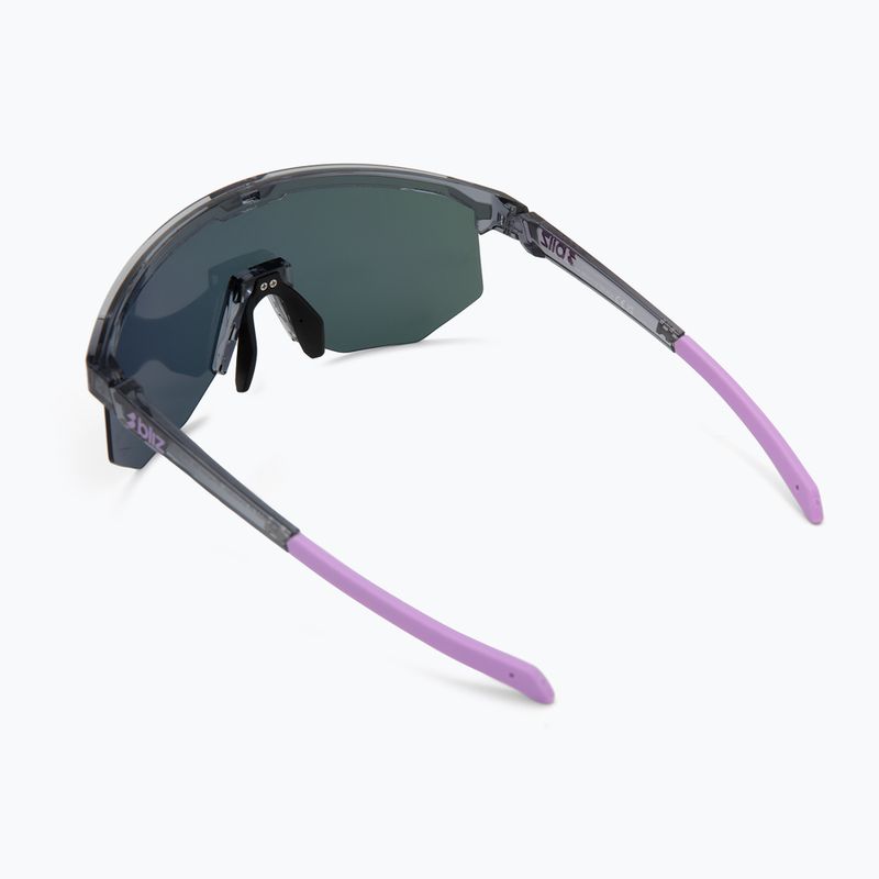 Слънчеви очила Bliz Hero Small crystal black/grey purple multi 2