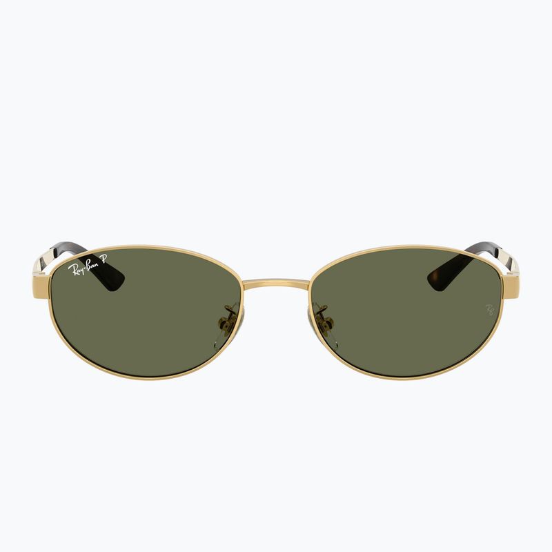 Слънчеви очила Ray-Ban RB3774D arista gold/dark green polarized 2