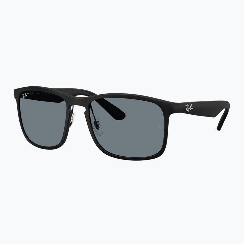 Слънчеви очила Ray-Ban Rb4264 Polarized+ Lenses matte matte black/blue polarized+ 3