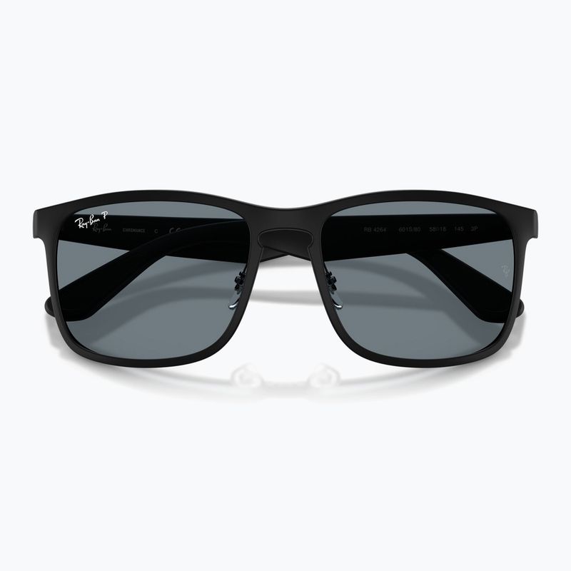 Слънчеви очила Ray-Ban Rb4264 Polarized+ Lenses matte matte black/blue polarized+ 4
