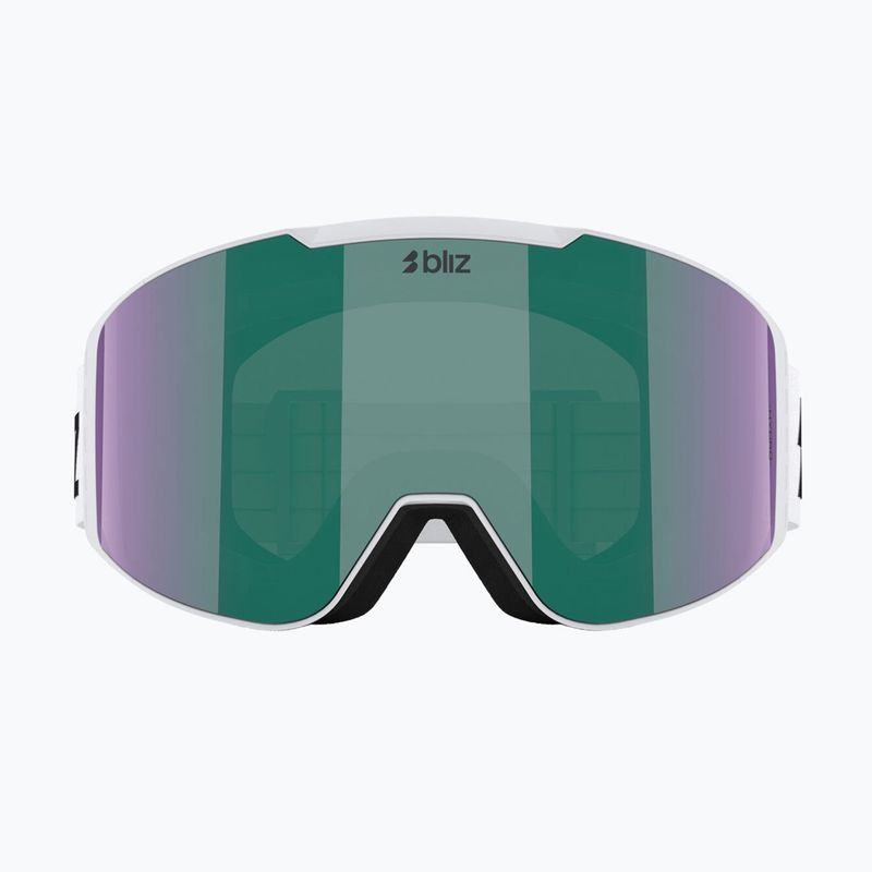 Скиорскa маска Bliz G004 matte white/brown/green multi 2