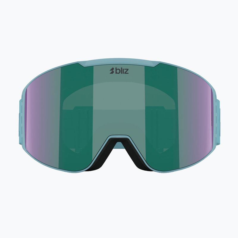 Скиорскa маска Bliz G004 matte turquoise/brown/green multi 2