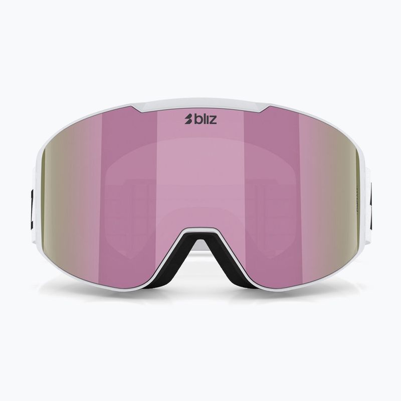 Скиорскa маска Bliz G004 matte white/brown/pink multi 2
