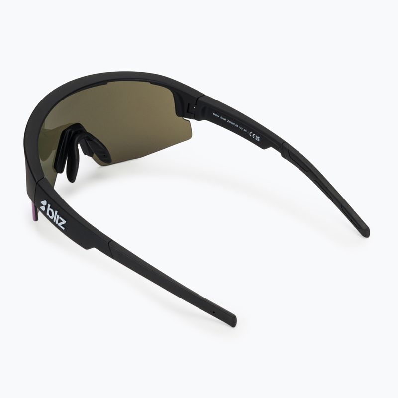 Слънчеви очила Bliz Matrix Small matte black/smoke blue multi 2