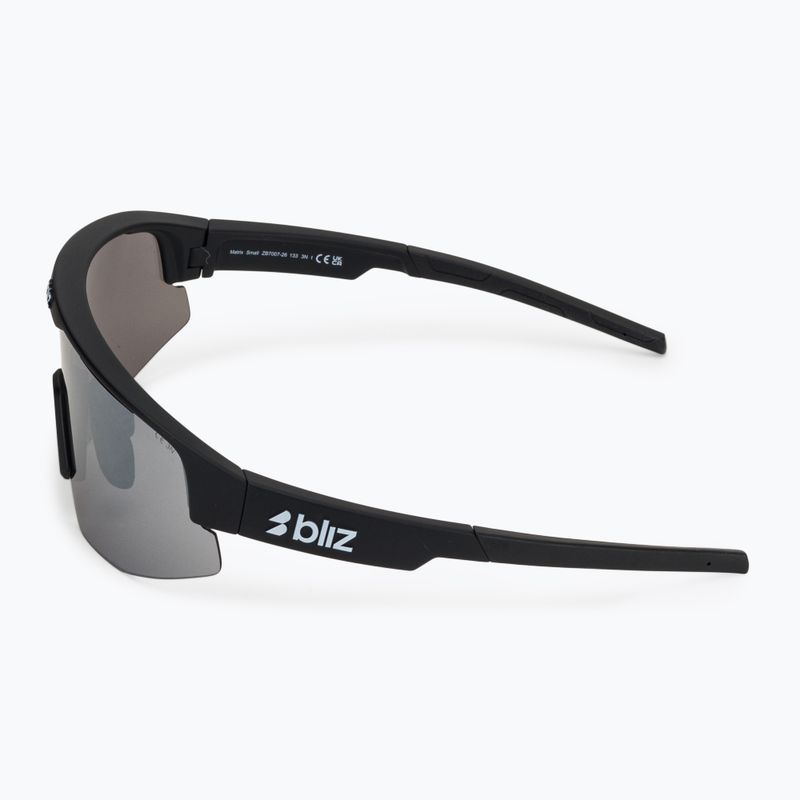 Слънчеви очила Bliz Matrix Small matte black/smoke silver mirror 4