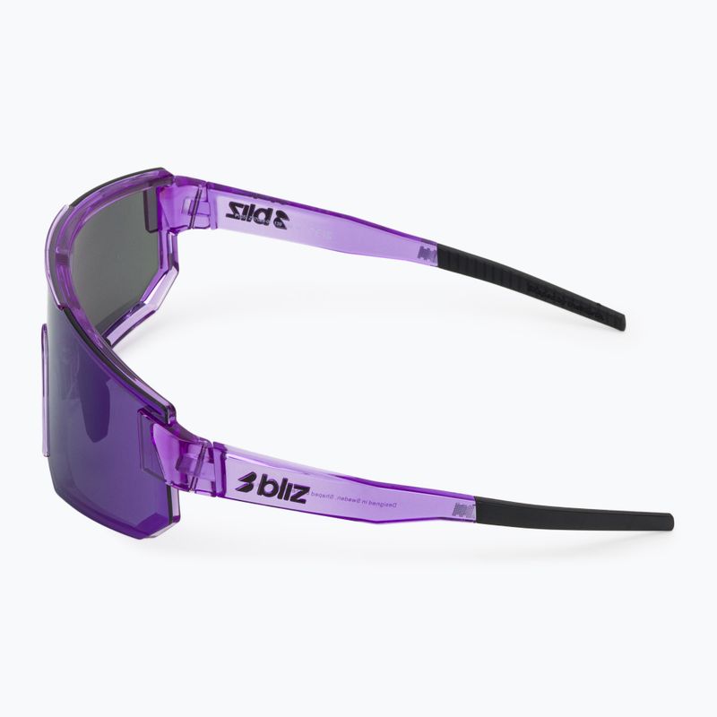 Слънчеви очила Bliz P005 transparent purple/smoke purple mirror 4
