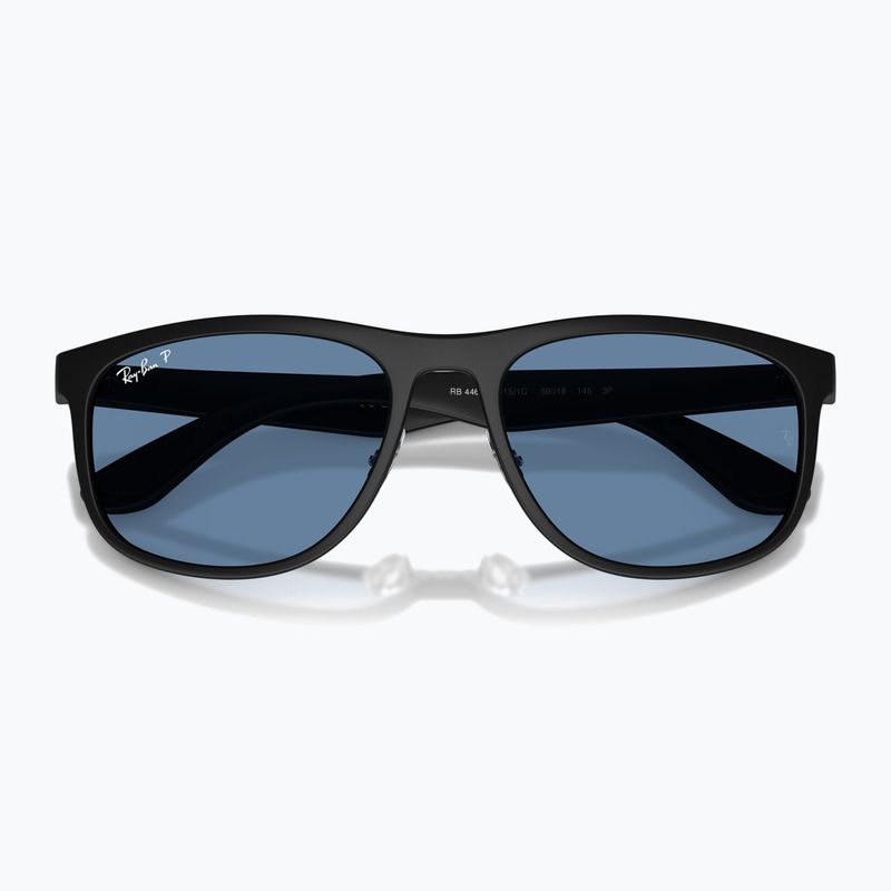 Слънчеви очила Ray-Ban RB4468 Polarized Lenses matte sand black/blue polarized 3