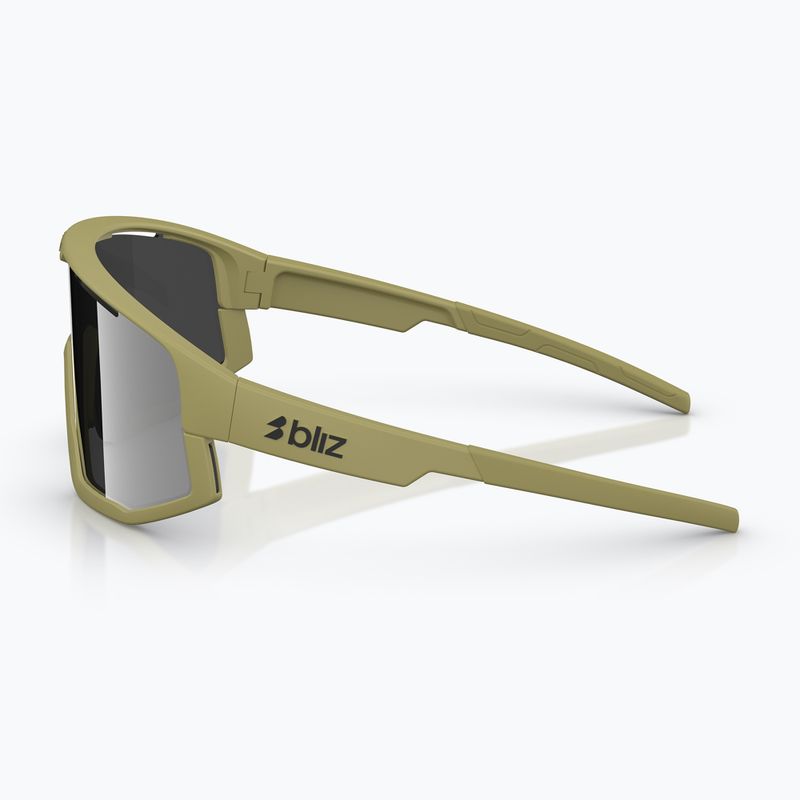 Слънчеви очила Bliz Fusion matte amber green/smoke silver mirror 5