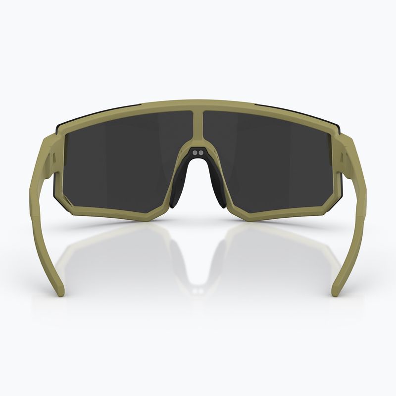 Слънчеви очила Bliz P005 matte amber green/smoke silver mirror 4