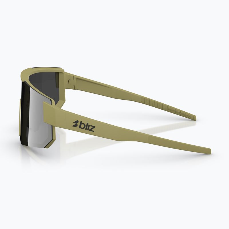 Слънчеви очила Bliz P005 matte amber green/smoke silver mirror 5