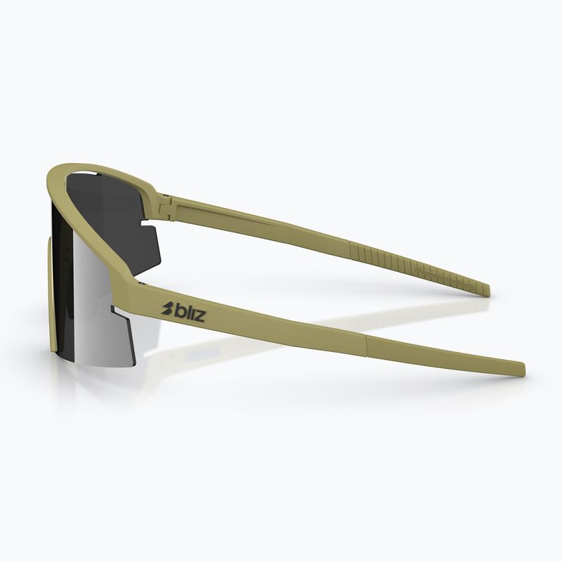 Слънчеви очила Bliz P006 matte amber green/smoke silver mirror 5