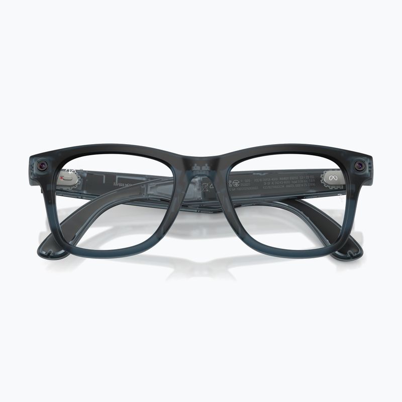 Очила с камера Ray-Ban Meta Wayfarer tp.mt.ocean/trs grey 6