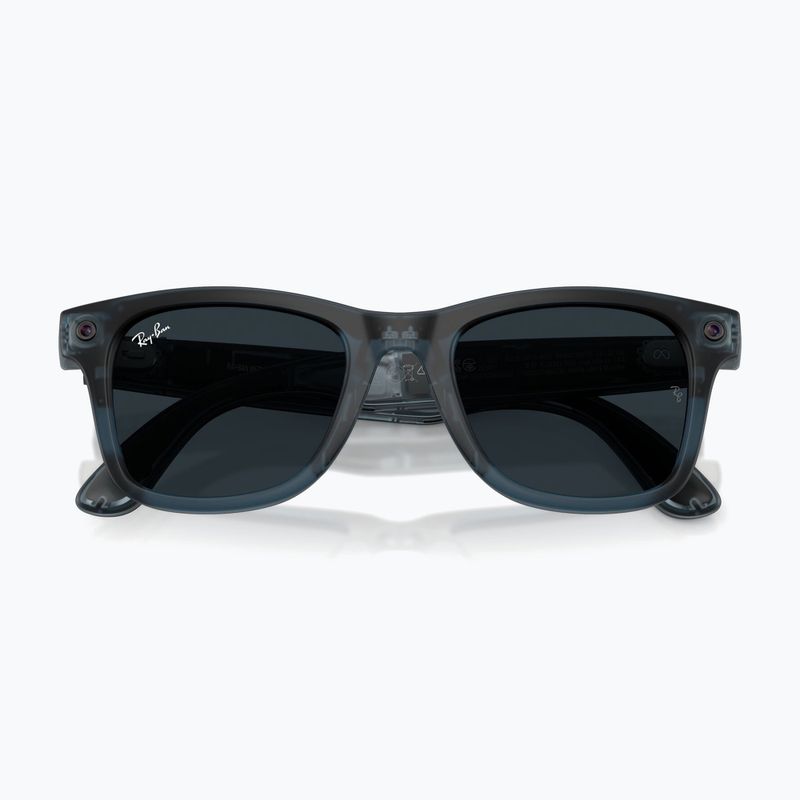 Очила с камера Ray-Ban Meta Wayfarer tp.mt.ocean/trs grey 9
