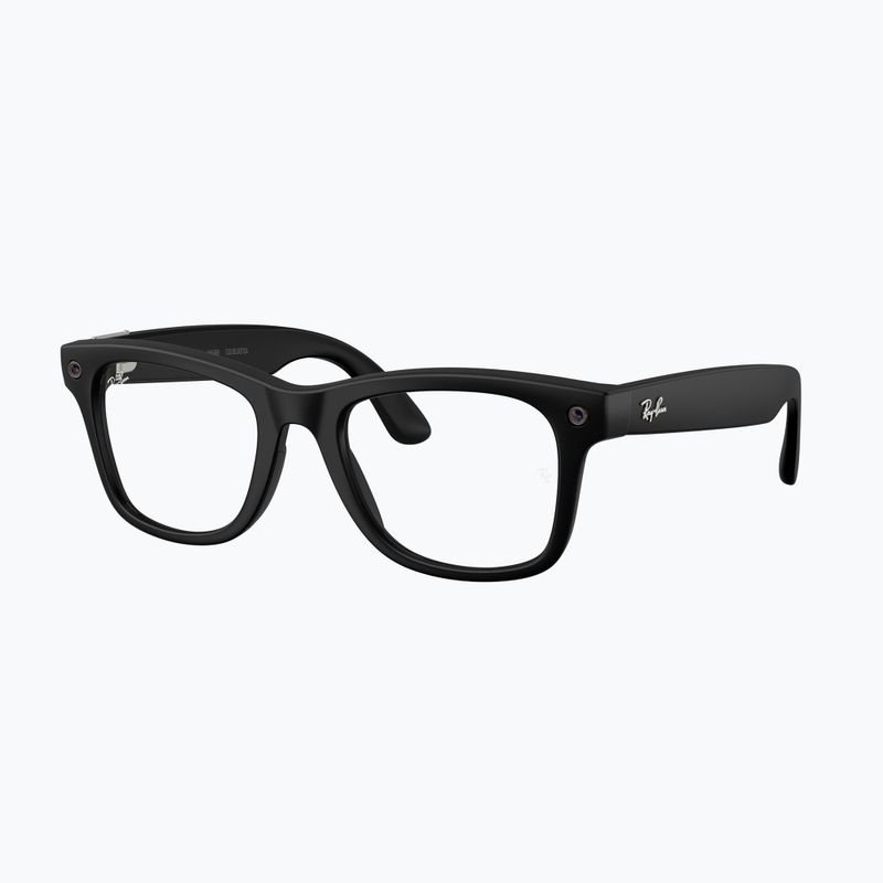 Очила с камера Ray-Ban Meta Wayfarer matte back/clear