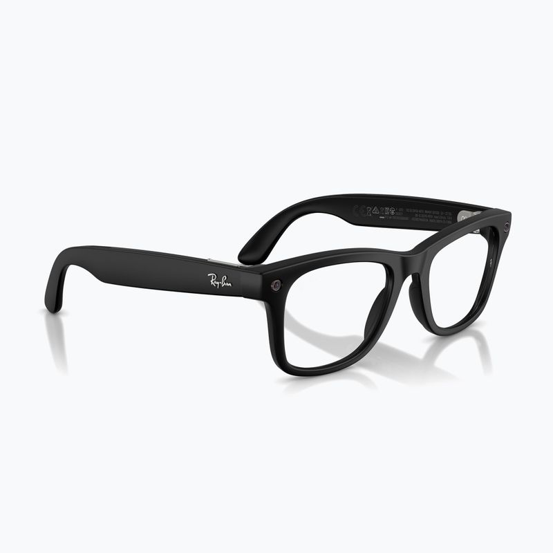 Очила с камера Ray-Ban Meta Wayfarer matte back/clear 4