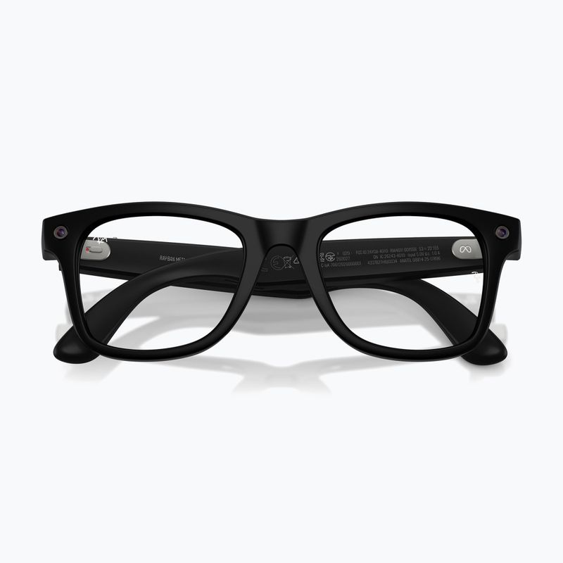 Очила с камера Ray-Ban Meta Wayfarer matte back/clear 6