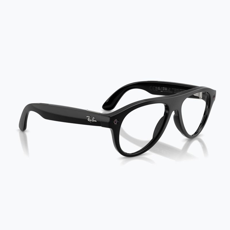Очила с камера Ray-Ban Meta Aviator shiny black/trs g. green 4