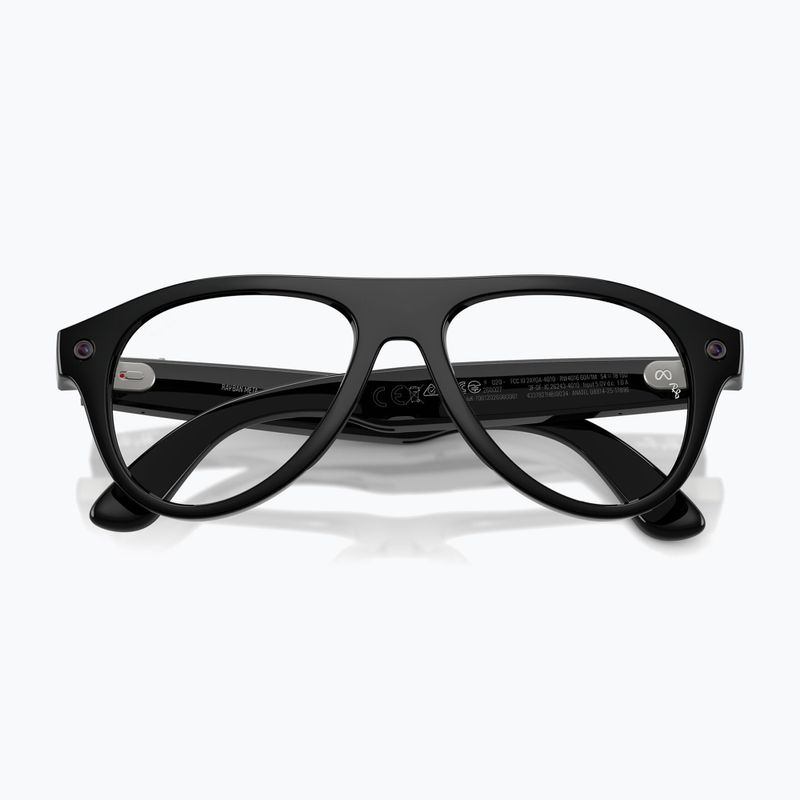 Очила с камера Ray-Ban Meta Aviator shiny black/trs g. green 6